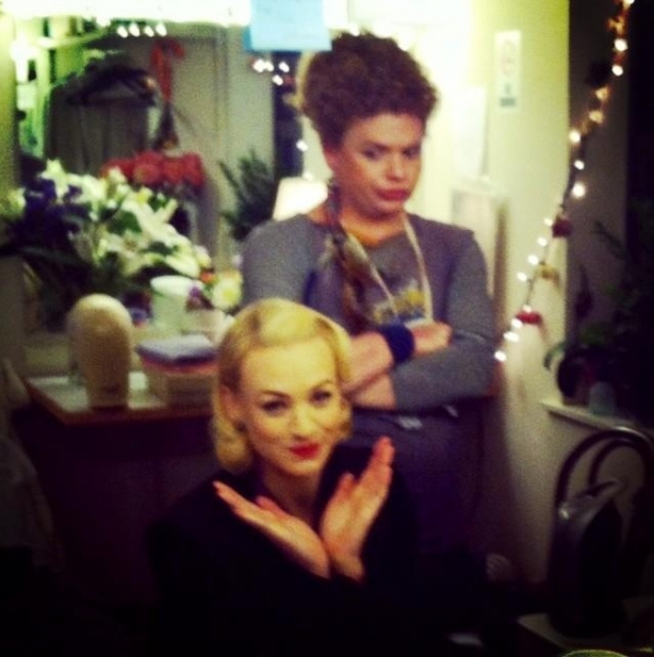 Photo Flash: Saturday Intermission Pics, Dec 15 - NEWSIES, EVITA Send Thoughts to Newtown, SantaCon & More!  Image