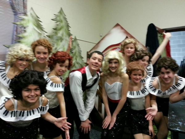 Photo Flash: Saturday Intermission Pics, Dec 15 - NEWSIES, EVITA Send Thoughts to Newtown, SantaCon & More!  Image