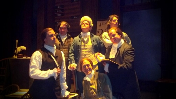 Photo Flash: Saturday Intermission Pics, Dec 15 - NEWSIES, EVITA Send Thoughts to Newtown, SantaCon & More!  Image