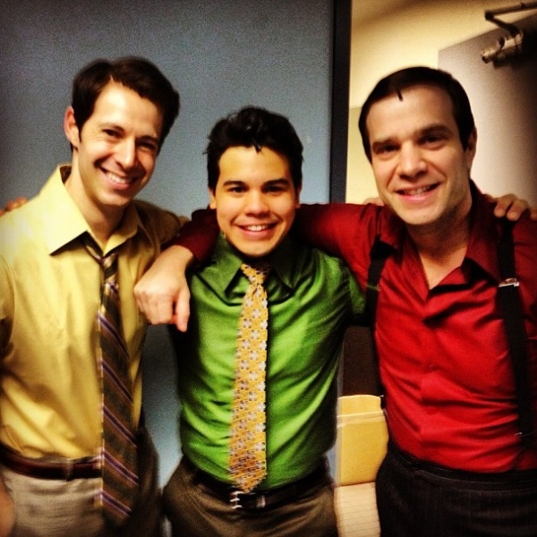 Photo Flash: Saturday Intermission Pics, Dec 15 - NEWSIES, EVITA Send Thoughts to Newtown, SantaCon & More!  Image