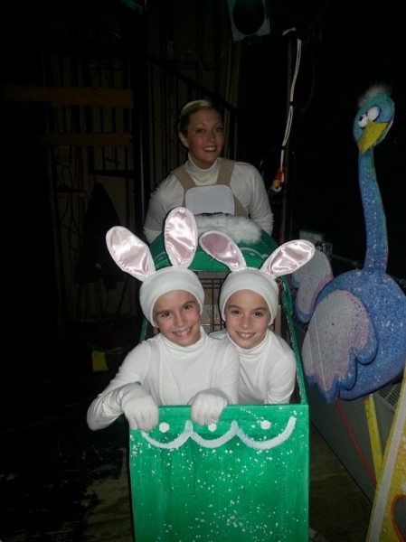 Photo Flash: Saturday Intermission Pics, Dec 15 - NEWSIES, EVITA Send Thoughts to Newtown, SantaCon & More!  Image