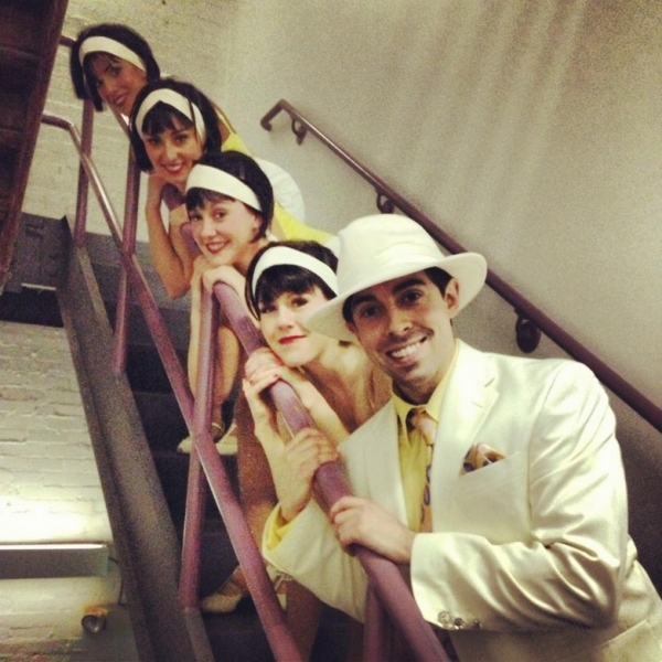 Photo Flash: Saturday Intermission Pics, Dec 15 - NEWSIES, EVITA Send Thoughts to Newtown, SantaCon & More!  Image