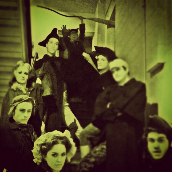 Photo Flash: Saturday Intermission Pics, Dec 15 - NEWSIES, EVITA Send Thoughts to Newtown, SantaCon & More!  Image