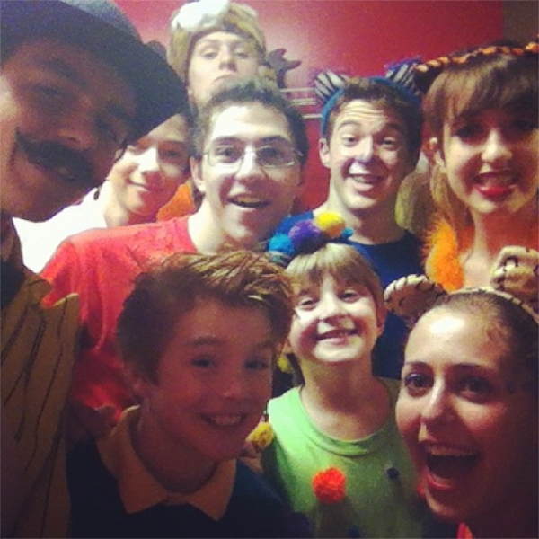 Photo Flash: Saturday Intermission Pics, Dec 15 - NEWSIES, EVITA Send Thoughts to Newtown, SantaCon & More!  Image