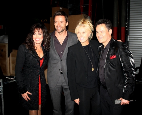 Photo Flash: Hugh Jackman, Deborra-Lee Furness Visit DONNY & MARIE - CHRISTMAS IN LOS ANGELES Image