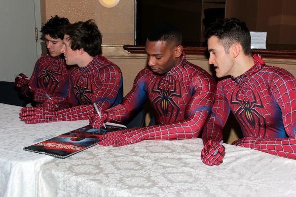 Photo Coverage: Reeve Carney & SPIDER-MAN Cast Sign 2013 Calendars! Image