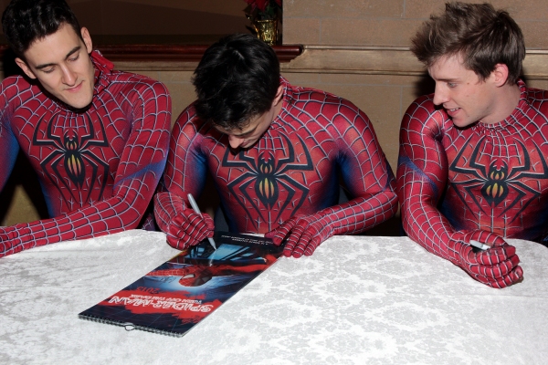 Photo Coverage: Reeve Carney & SPIDER-MAN Cast Sign 2013 Calendars! Image