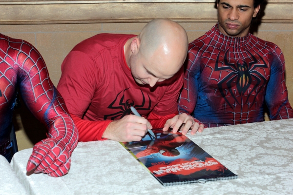 Photo Coverage: Reeve Carney & SPIDER-MAN Cast Sign 2013 Calendars! Image