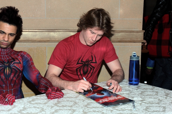 Photo Coverage: Reeve Carney & SPIDER-MAN Cast Sign 2013 Calendars! Image