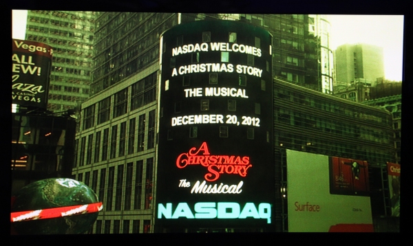 Exclusive Photo Coverage: A CHRISTMAS STORY Cast Visits NASDAQ Times Square Image
