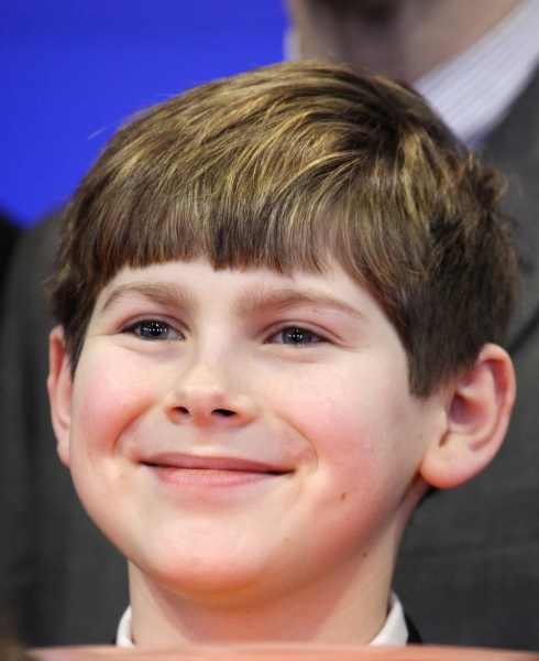Exclusive Photo Coverage: A CHRISTMAS STORY Cast Visits NASDAQ Times Square Image