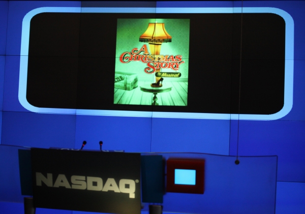 Exclusive Photo Coverage: A CHRISTMAS STORY Cast Visits NASDAQ Times Square Image