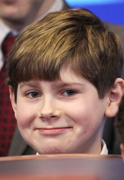 Exclusive Photo Coverage: A CHRISTMAS STORY Cast Visits NASDAQ Times Square Image