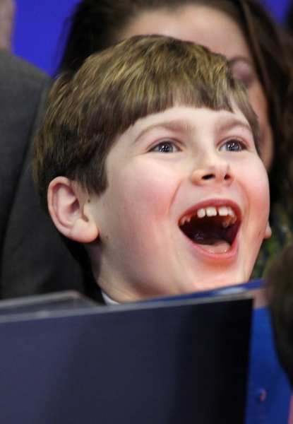 Exclusive Photo Coverage: A CHRISTMAS STORY Cast Visits NASDAQ Times Square Image