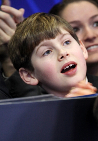 Exclusive Photo Coverage: A CHRISTMAS STORY Cast Visits NASDAQ Times Square Image