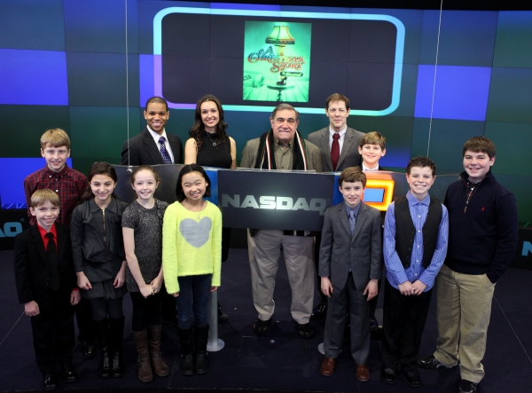 Exclusive Photo Coverage: A CHRISTMAS STORY Cast Visits NASDAQ Times Square Image