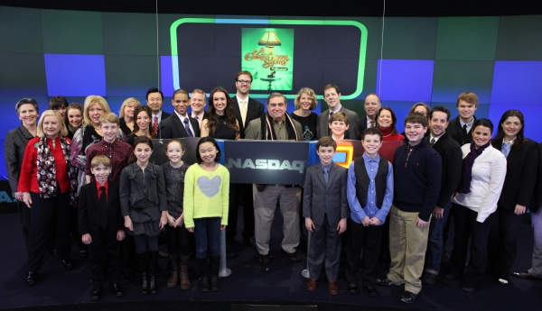 Exclusive Photo Coverage: A CHRISTMAS STORY Cast Visits NASDAQ Times Square Image