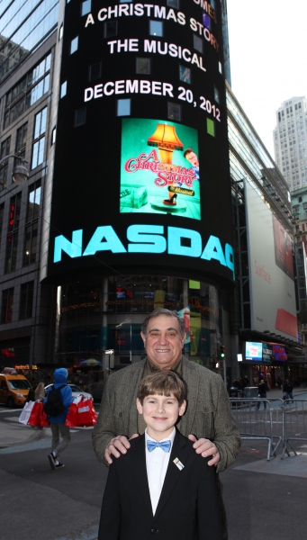 Exclusive Photo Coverage: A CHRISTMAS STORY Cast Visits NASDAQ Times Square Image