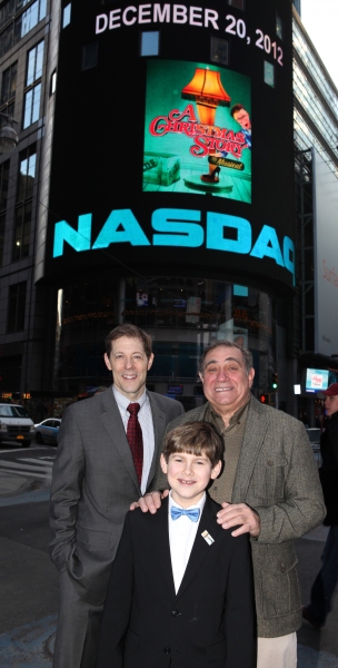 Exclusive Photo Coverage: A CHRISTMAS STORY Cast Visits NASDAQ Times Square Image