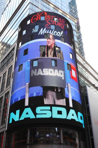 Exclusive Photo Coverage: A CHRISTMAS STORY Cast Visits NASDAQ Times Square Image