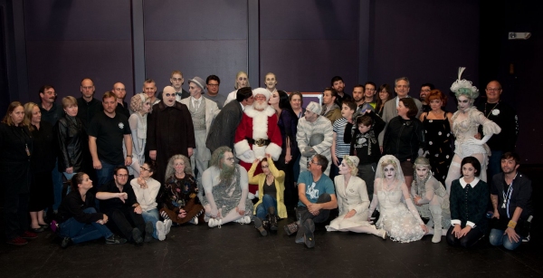Photo Flash: Santa Visits THE ADDAMS FAMILY at Segerstrom Center Image