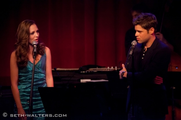 Laura Osnes and Jeremy Jordan. Photo Credit: Seth Walters Photo