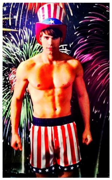 Photo Flash: Blake Jenner is Mr. July in GLEE's 'Men of McKinley' Calendar! 