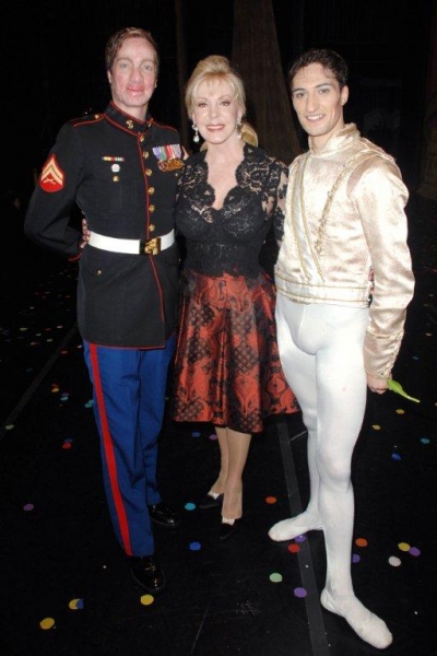 Photo Flash: Patricia Kennedy Hosts Wounded Vets at Joffrey Ballet's NUTCRACKER Image