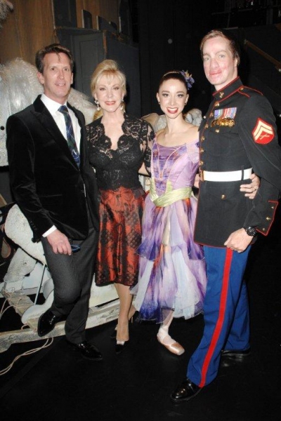 Photo Flash: Patricia Kennedy Hosts Wounded Vets at Joffrey Ballet's NUTCRACKER 