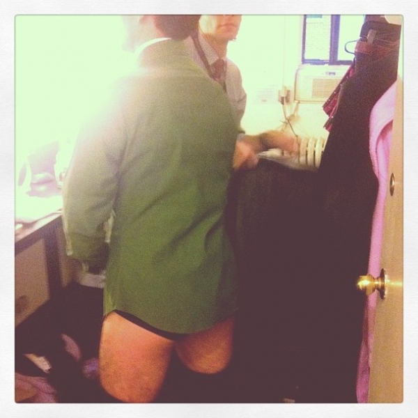 Photo Flash: Saturday Intermission Pics, Dec 29 - New Year's Edition - NEWSIES Ushers in 2013 and More!  Image