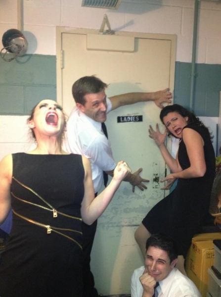 Photo Flash: Saturday Intermission Pics, Dec 29 - New Year's Edition - NEWSIES Ushers in 2013 and More!  Image