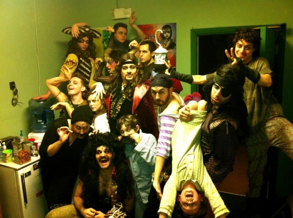 Photo Flash: Saturday Intermission Pics, Dec 29 - New Year's Edition - NEWSIES Ushers in 2013 and More!  Image