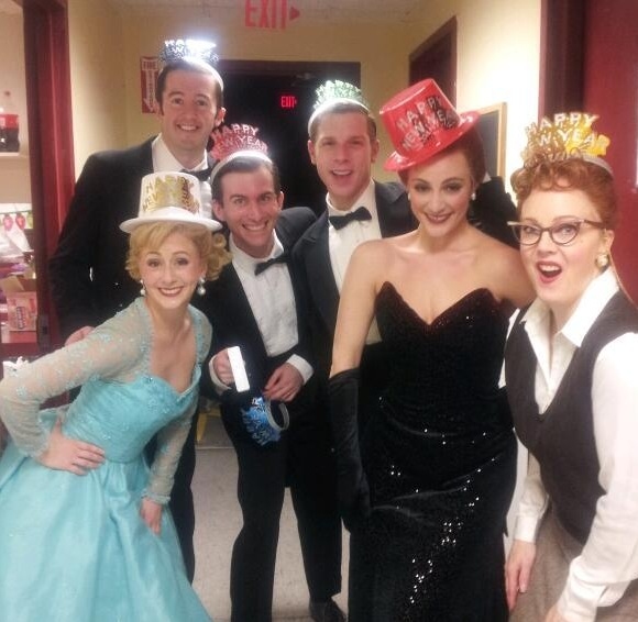 Photo Flash: Saturday Intermission Pics, Dec 29 - New Year's Edition - NEWSIES Ushers in 2013 and More!  Image