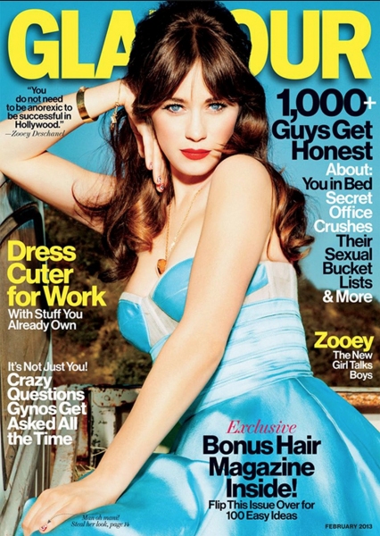 Photo Coverage: Zooey Deschanel's Glamour Shot Image