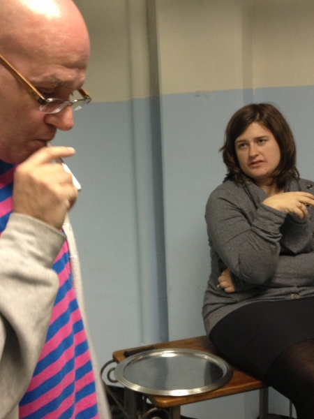 Photo Flash: In Rehearsal with the Cast of MOOSE MURDERS! Image