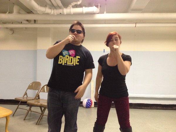Photo Flash: In Rehearsal with the Cast of MOOSE MURDERS! Image