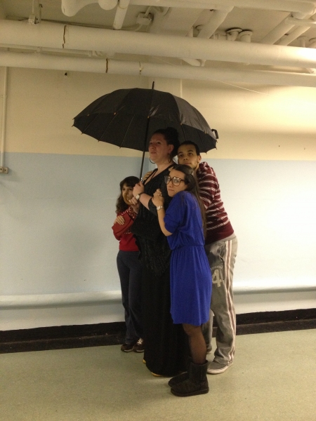 Photo Flash: In Rehearsal with the Cast of MOOSE MURDERS! Image
