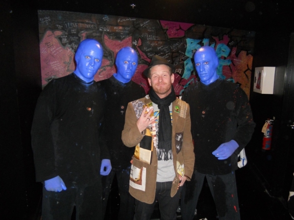 Photo Flash: Corey Taylor, Kurt Warner and J.B. Smoove Attend BLUE MAN GROUP in Las Vegas 