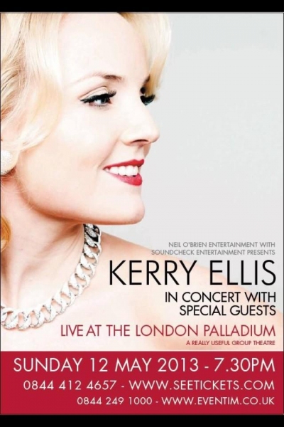 Photo Flash: West End and Broadway Star Kerry Ellis Reveals London Palladium Poster Image