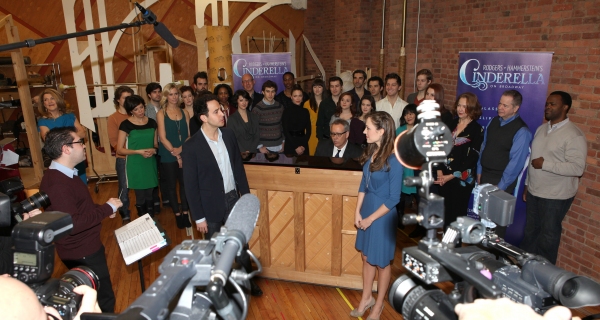 Photo Coverage: Cast of CINDERELLA Meets the Press- Laura Osnes, Santino Fontana, Victoria Clark & More! Image