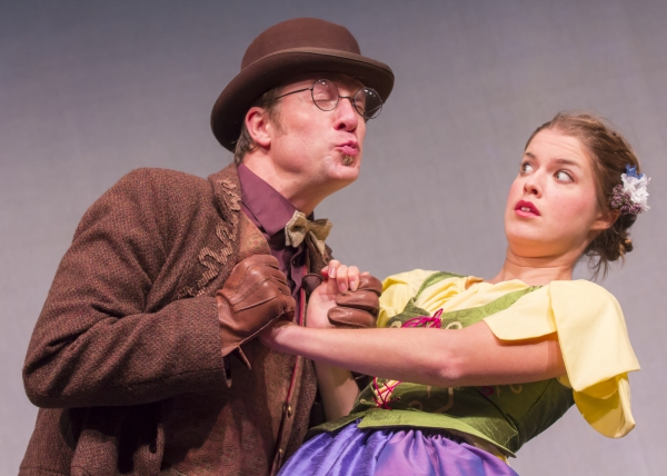 Craig Griffin as Mole and Kelsey Cratty as Thumbelina Photo