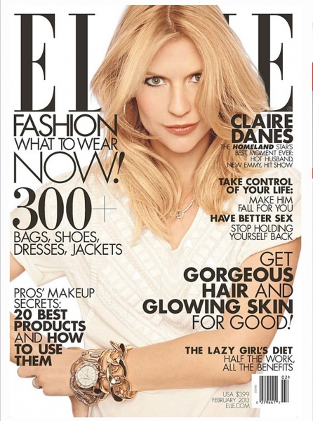 Photo Coverage: Claire Danes ELLE'S February Cover Shoot; Magazine Hits Stands Today Image