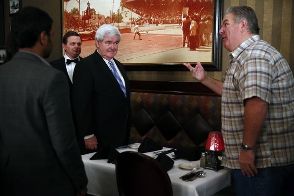 Newt Gingrich, Jim O'Heir Photo