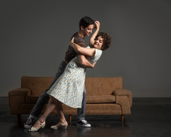 Alejandro (Michael Rosen) dances with his mother Inez  (Priscilla Lopez)  Photo