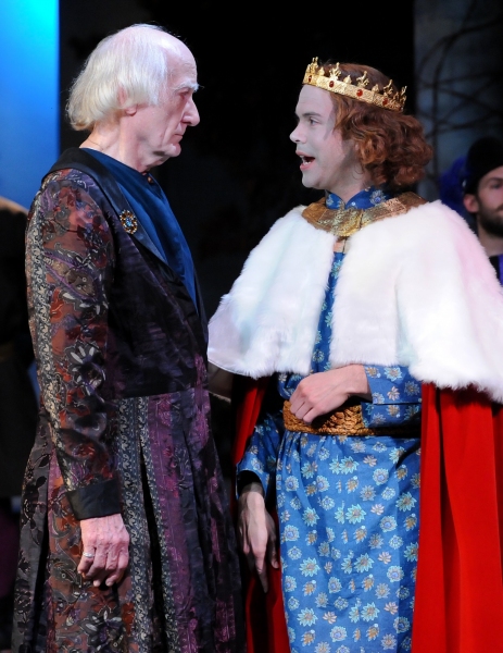 Joneal Joplin as John of Gaunt and Brent Vimtrup as King Richard II  Photo