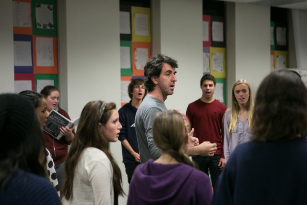Photos: Tony Winner Jason Robert Brown & OCSA Rehearsing for PERFORMING W/ PROS Concert, 2/1-2 Image