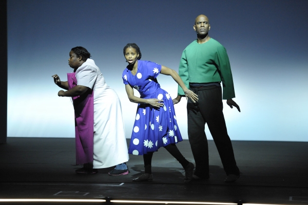 Performers, l-r: Josette Newsam-Marchak, Carla Duren and Charles E. Wallace in a scen Photo