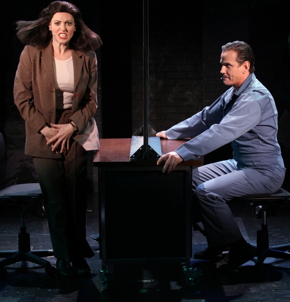 Photo Coverage: Pamela Bob and Sean McDermott in Rehearsal for SILENCE! THE MUSICAL Image