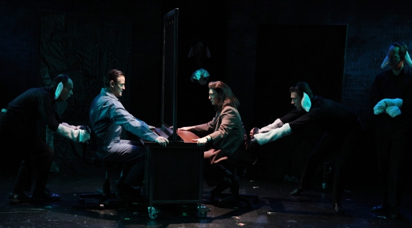 Photo Coverage: Pamela Bob and Sean McDermott in Rehearsal for SILENCE! THE MUSICAL Image