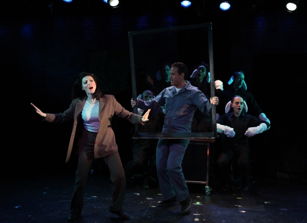 Photo Coverage: Pamela Bob and Sean McDermott in Rehearsal for SILENCE! THE MUSICAL Image